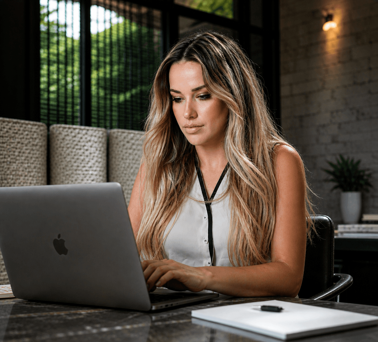 Man Using Laptop