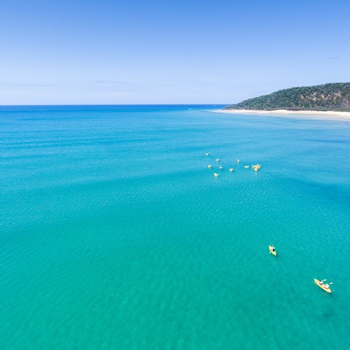 Kayaking at Double Island Point