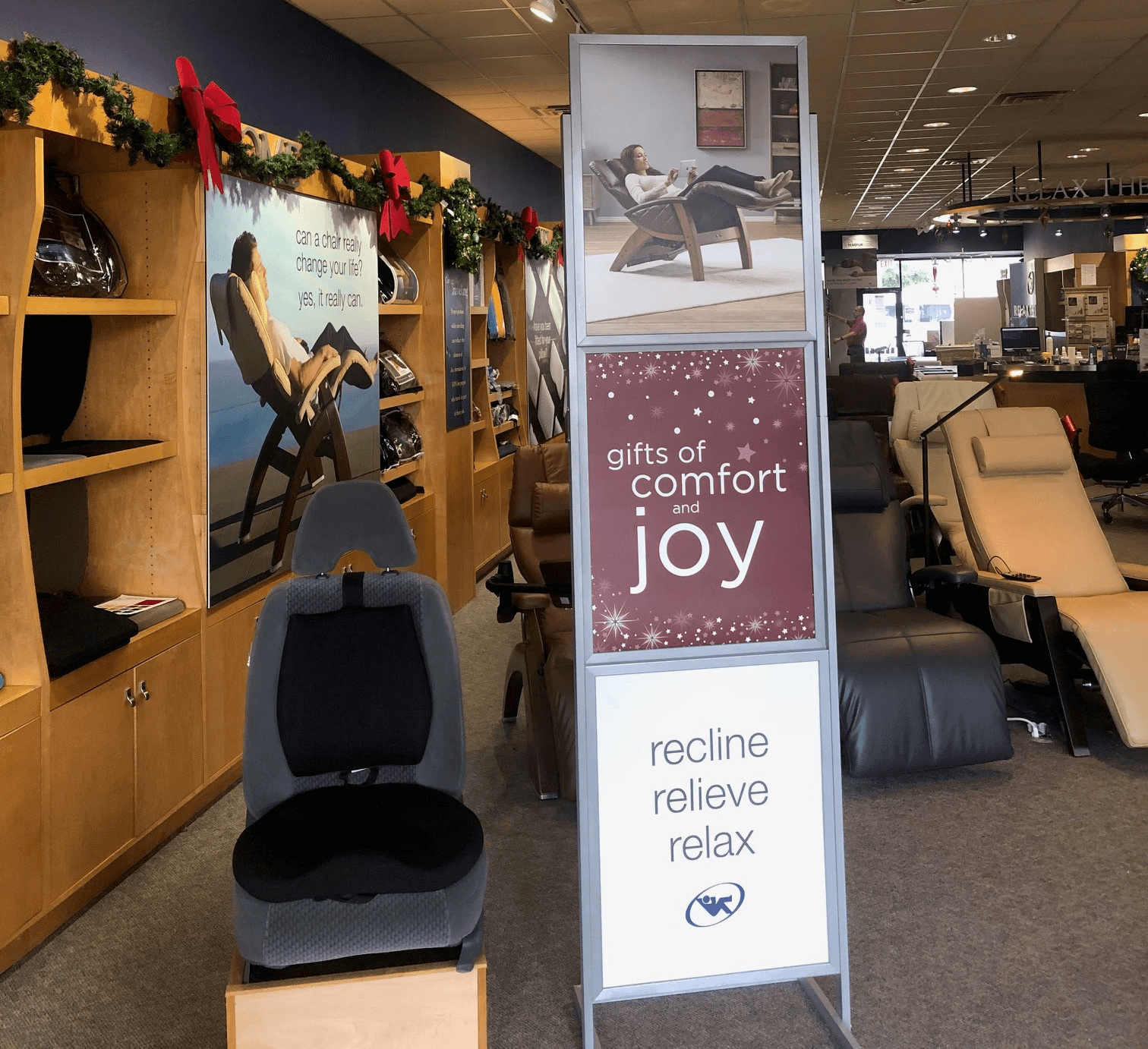 Tri-Stack In-store Sinage