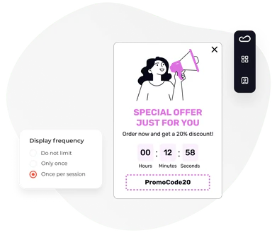 Claspo - Use Relative Countdown Timers