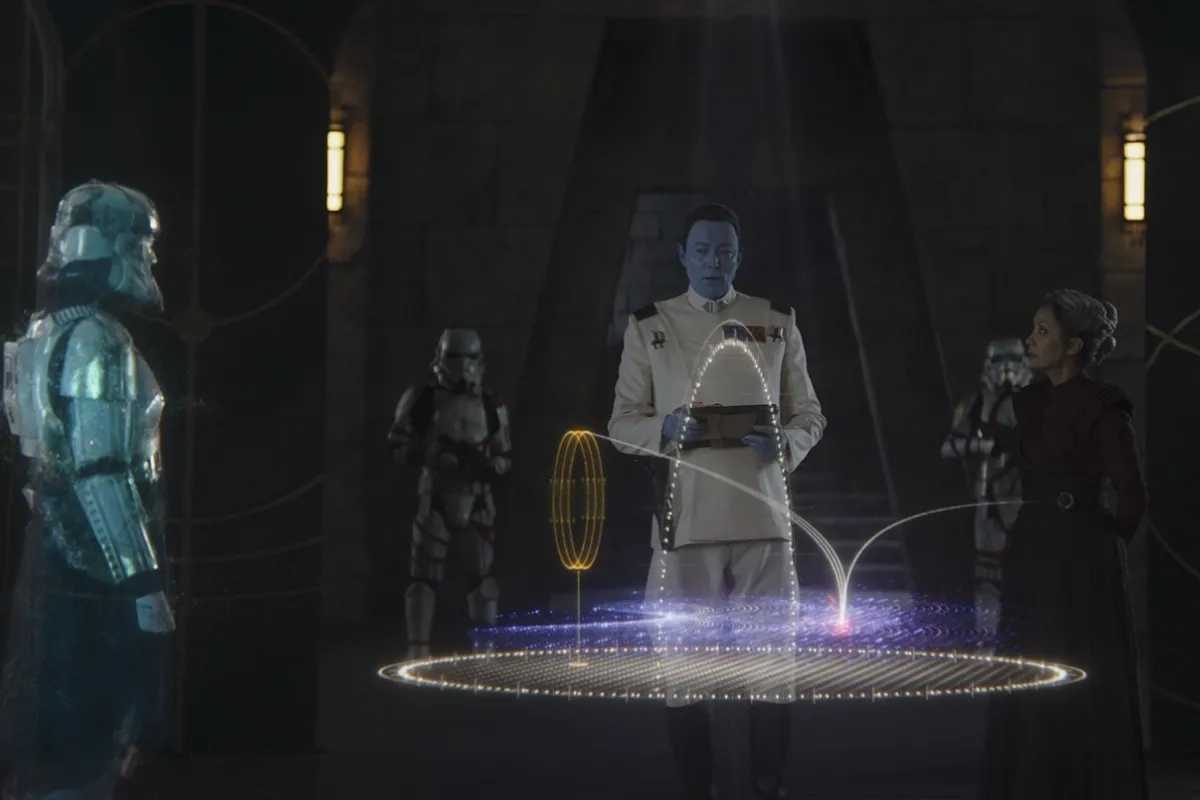 Thrawn with Captain Enoch and Morgan Ellsbeth.