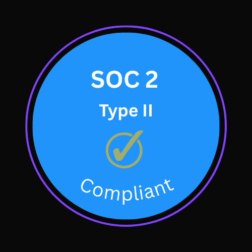 SOC 2 Type 2 compliance badge