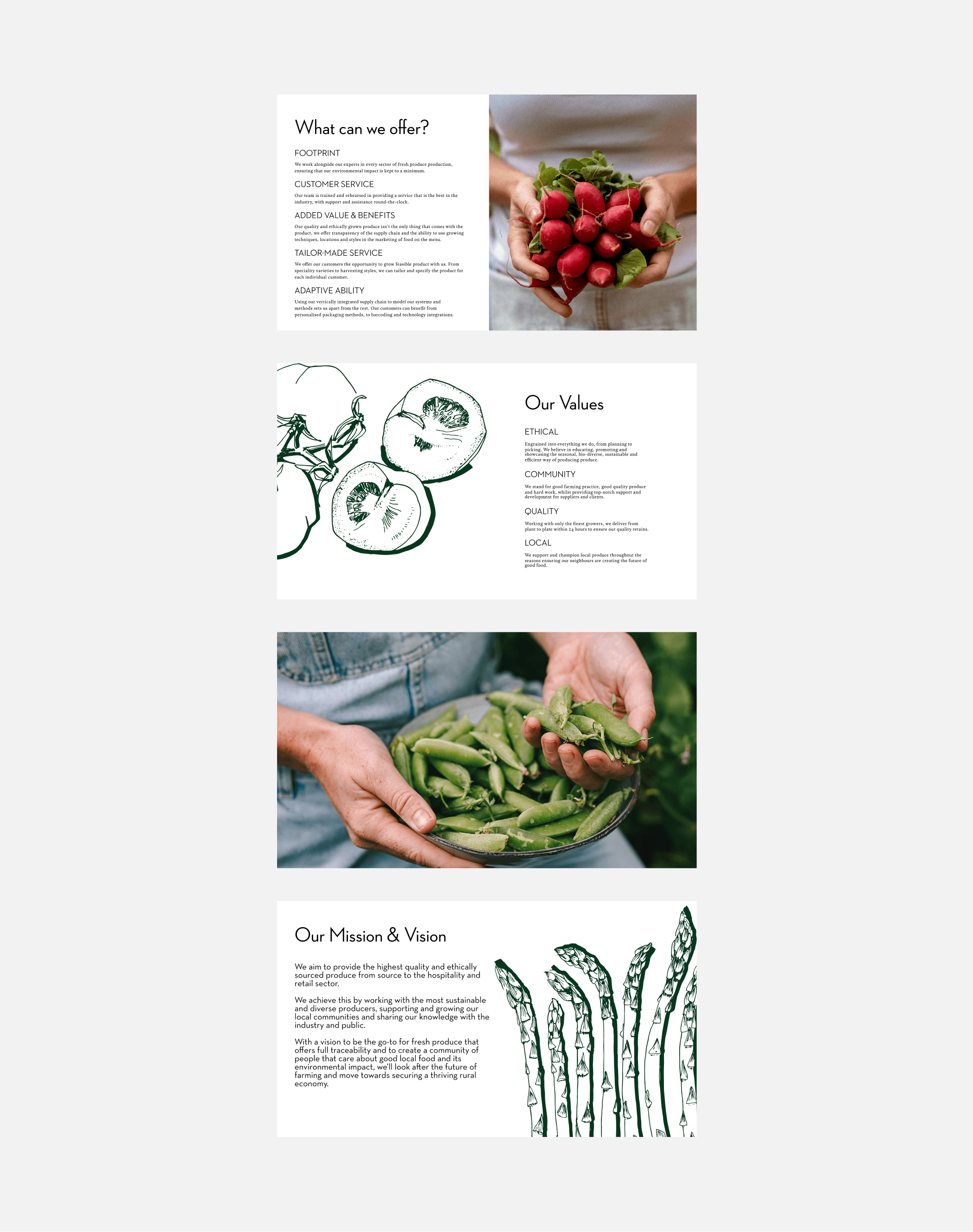 Chef's Farms – GEORGE COSBY STUDIO | Brand Worlds Built At Moments Of Change