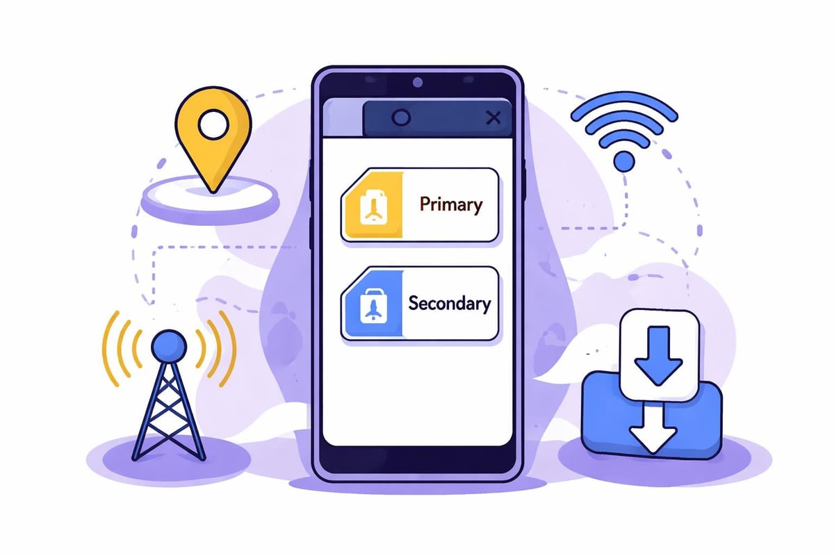 Dual eSIM management on Pixel