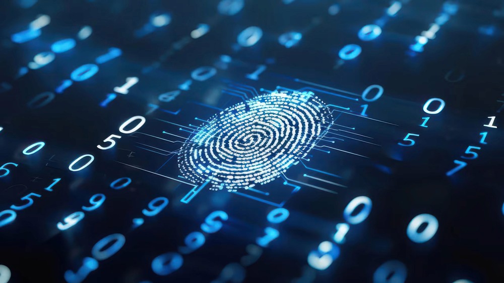 Red digital warning symbol glowing on a circuit board interface, representing active ransomware exploitation of the VMware ESXi CVE 2025 22225 vulnerability and hypervisor compromise.