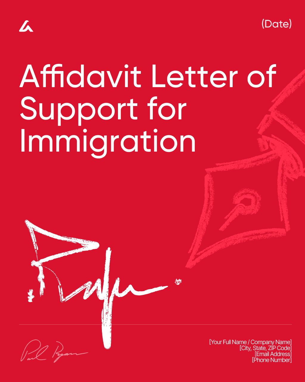 Affidavit Letter of Support for Immigration