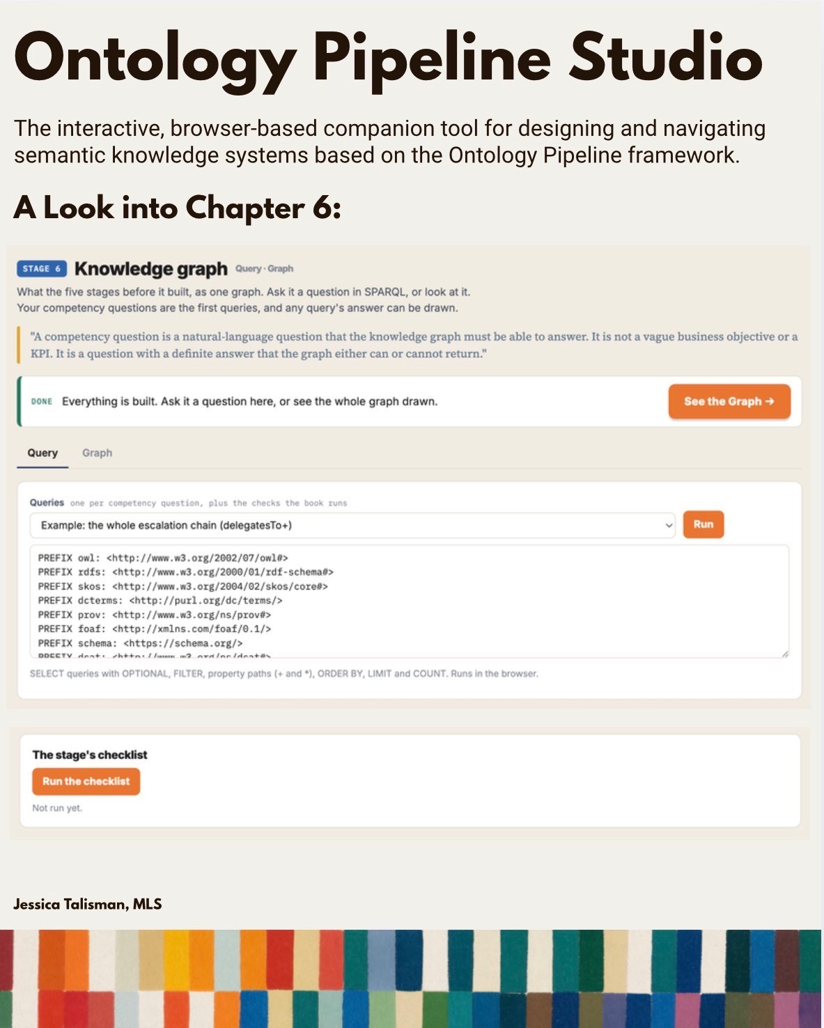 Knowledge graph workspace in Ontology Pipeline Studio
