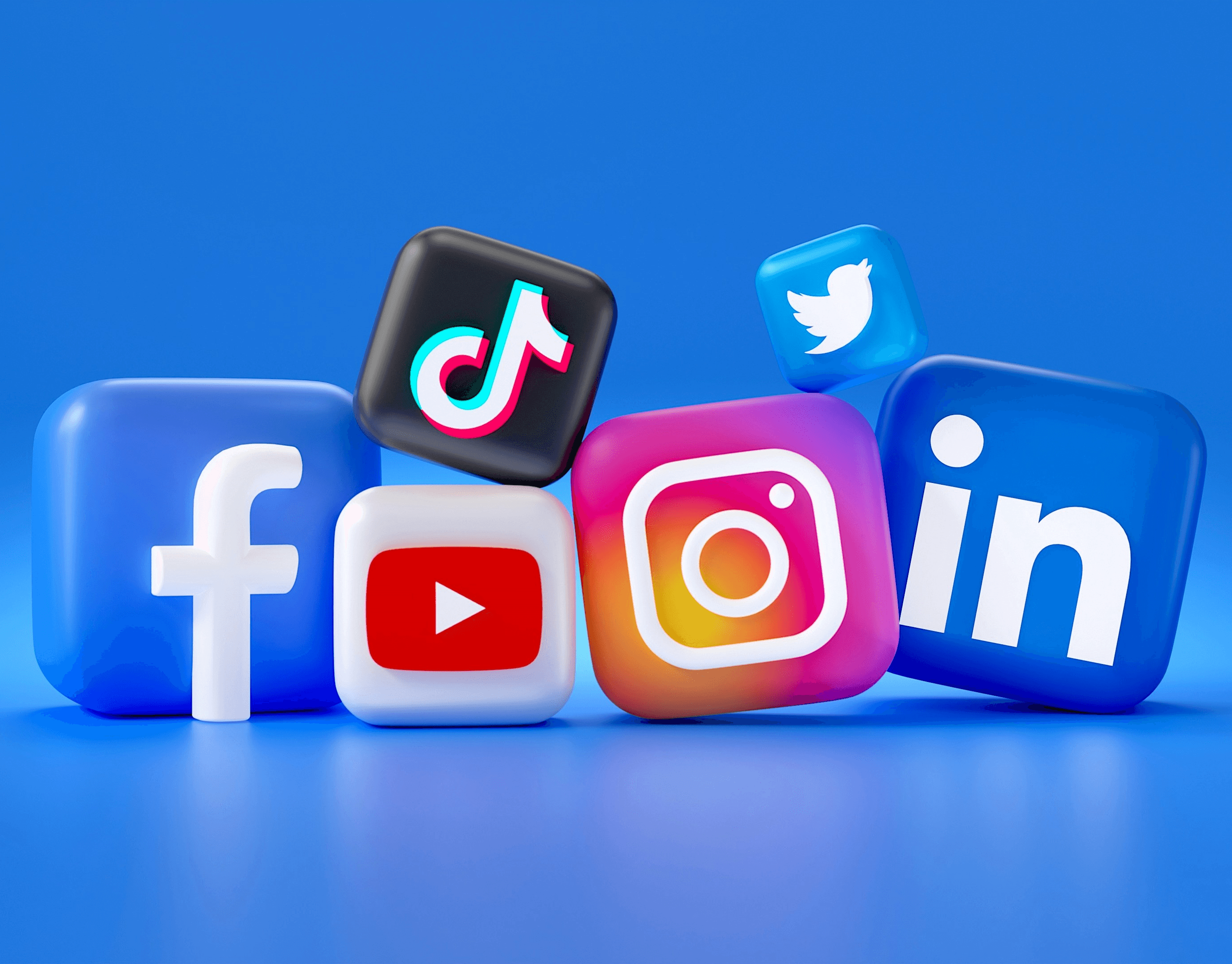 a group of different social media logos