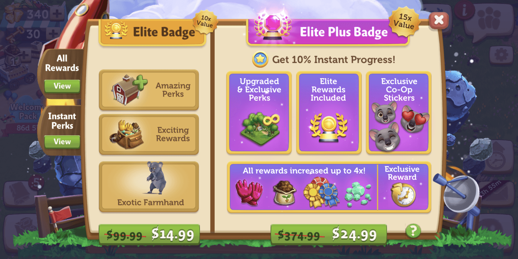 Twice the room to sell Premium