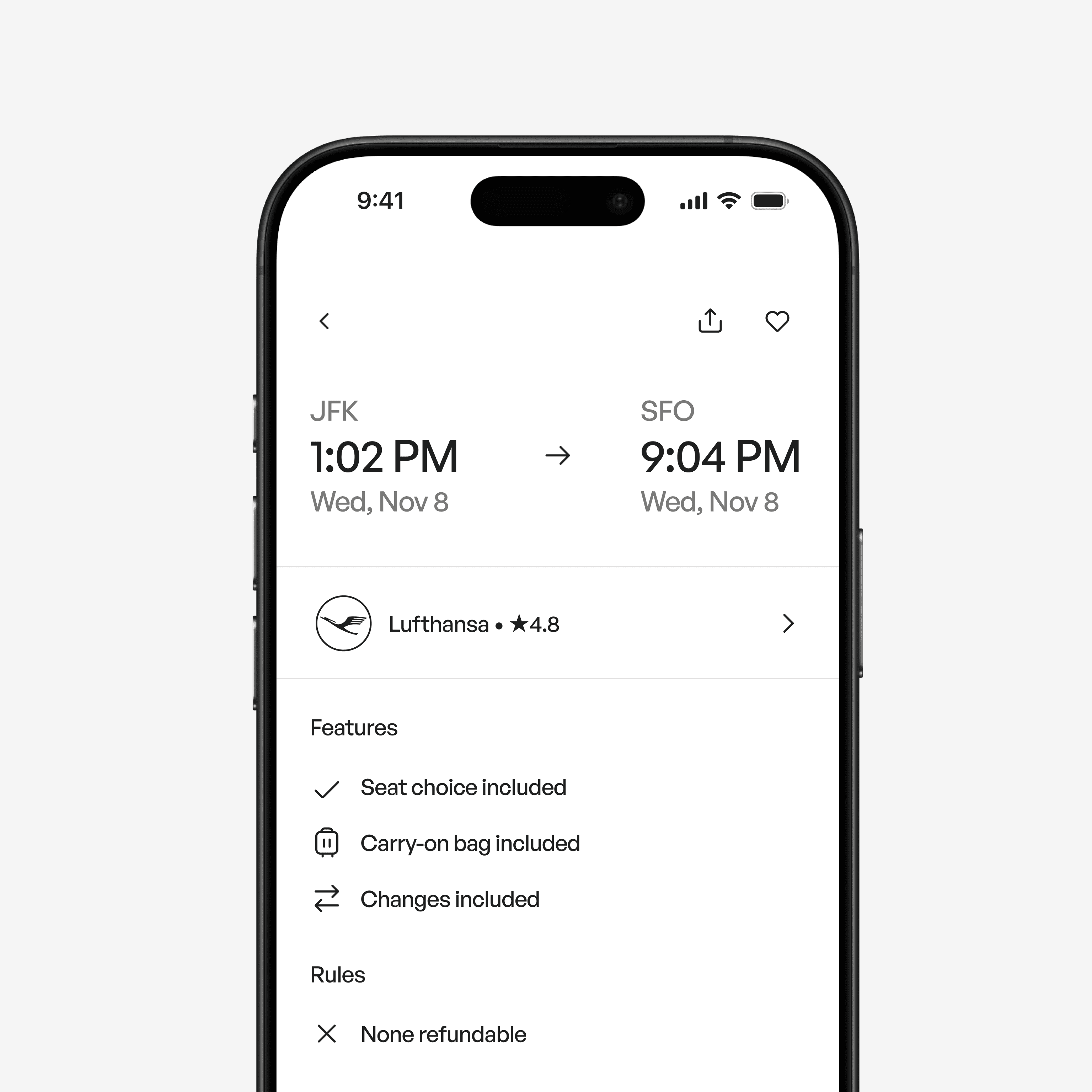 Flight app by Ameer Omidvar