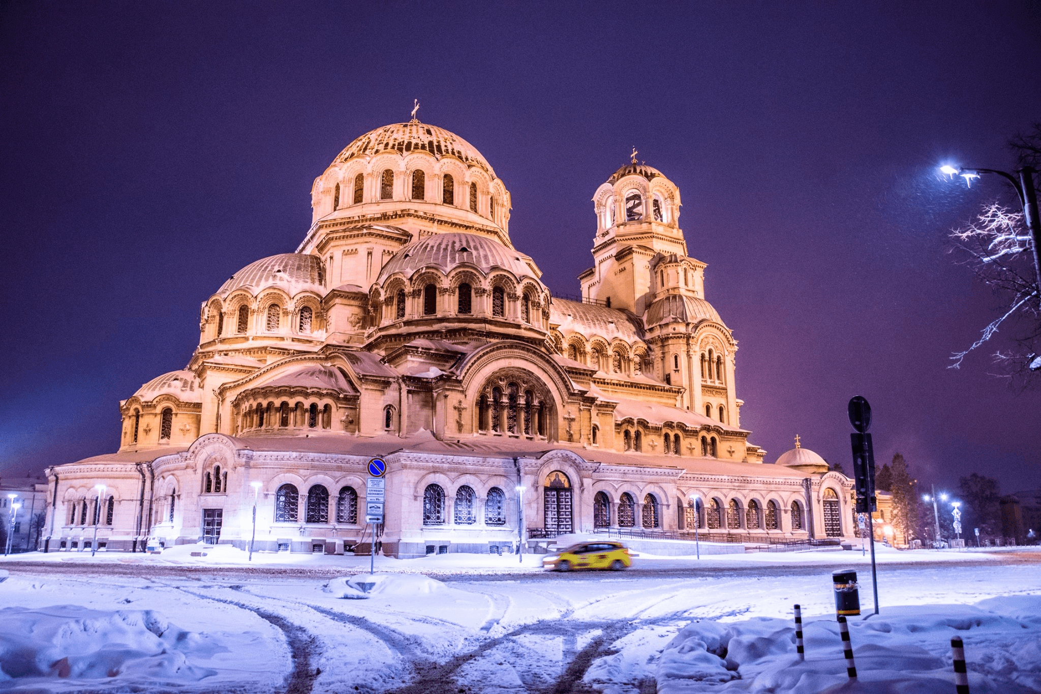 Alexander Nevsky Cathedral in the Snow