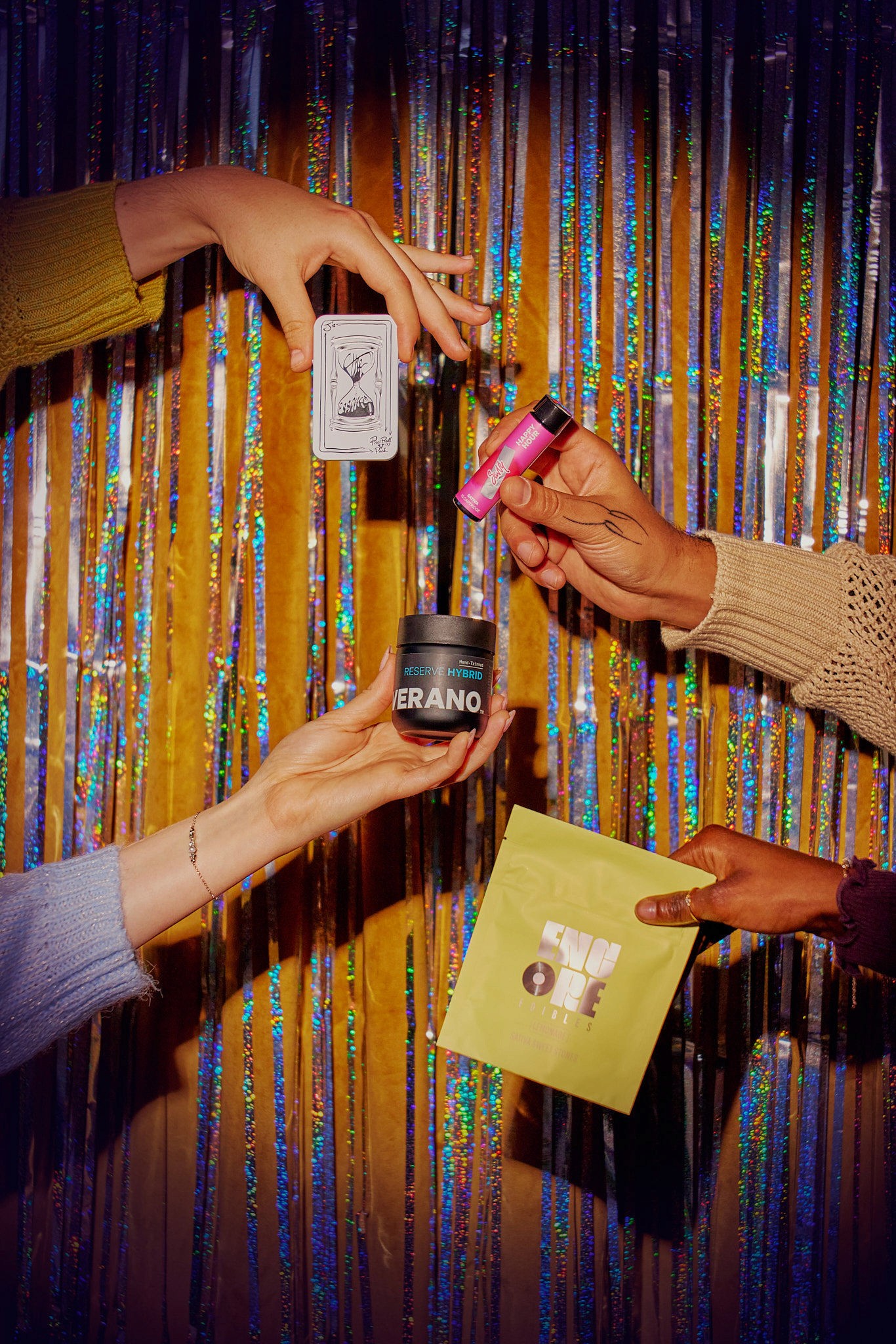 American flag flying against a cloudy sky