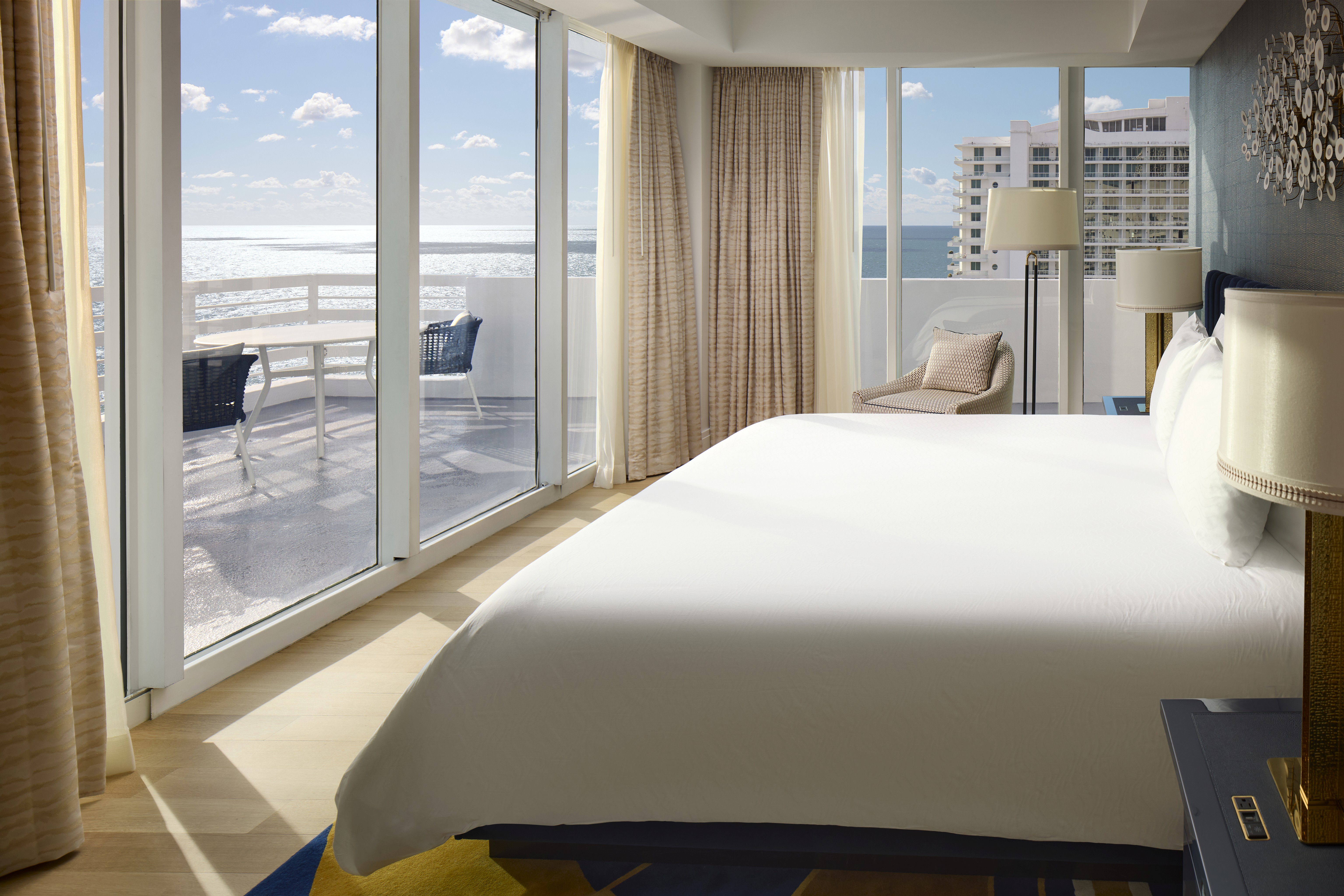 Le Ciel Oceanfront 1-Bed w/ Balcony — The Pinnacle · King · Top Floor · Full Atlantic Frontage · Private Balcony · Best View on Collins