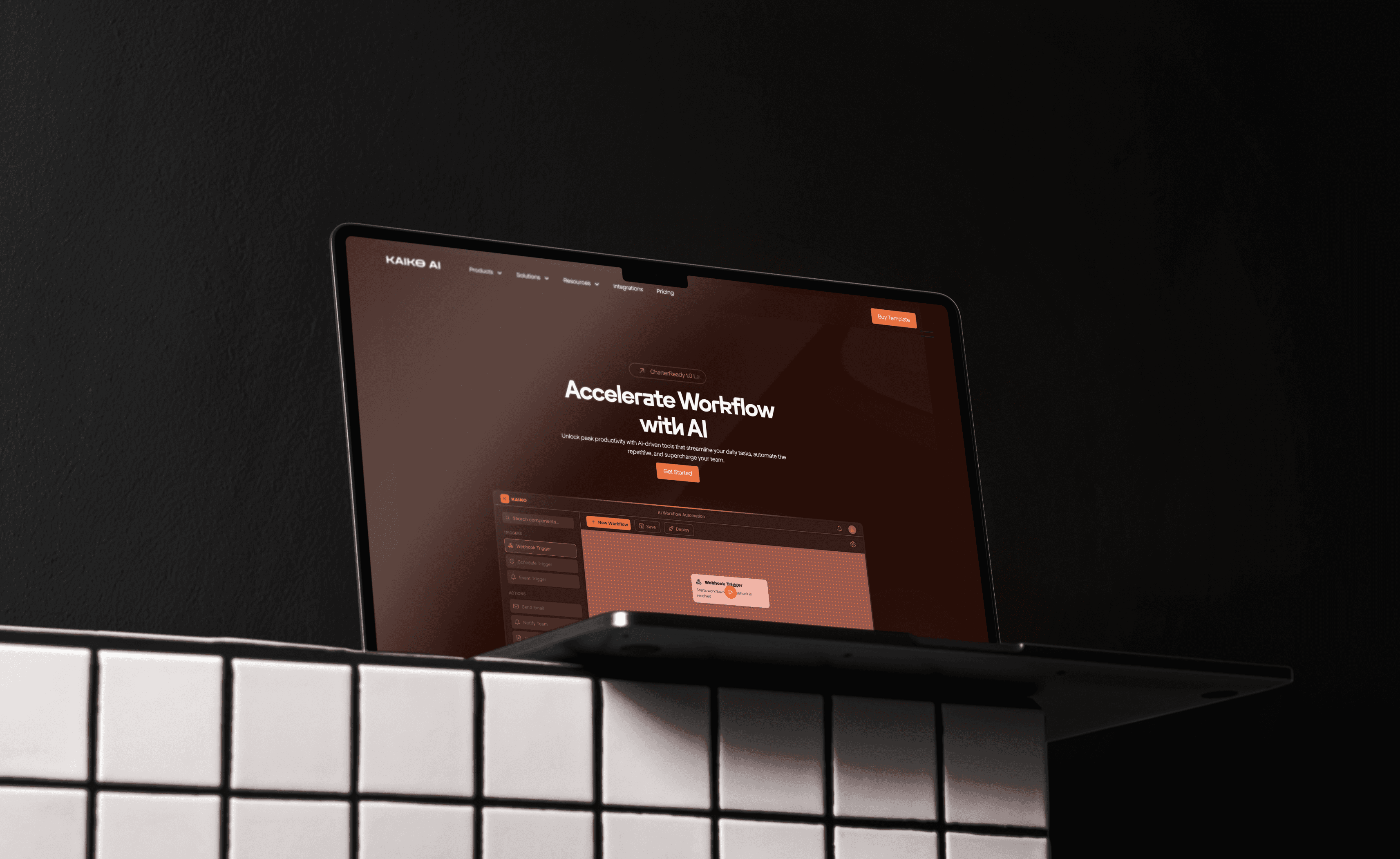 SaaS or AI framer template