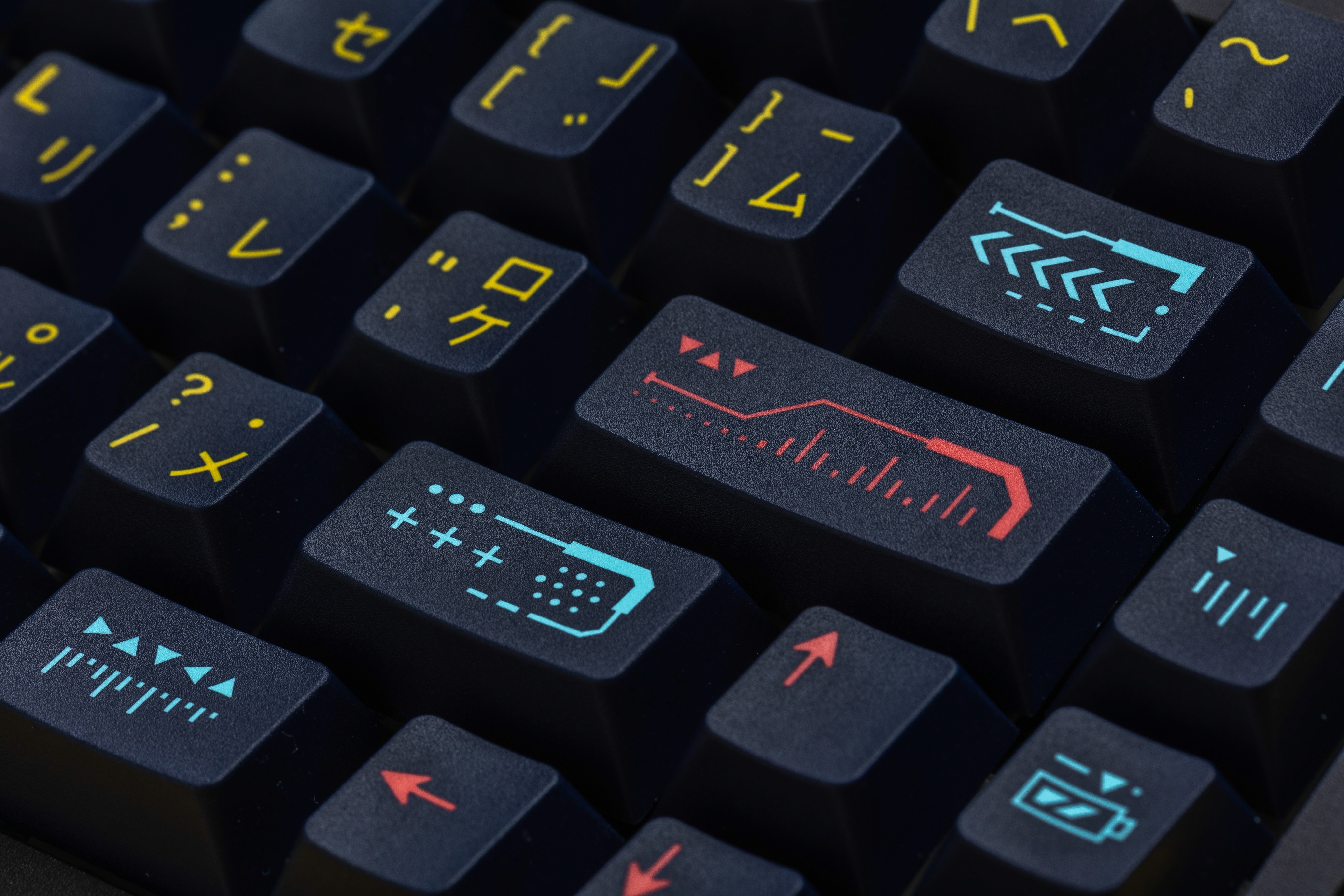 GMK Awaken keycaps close up