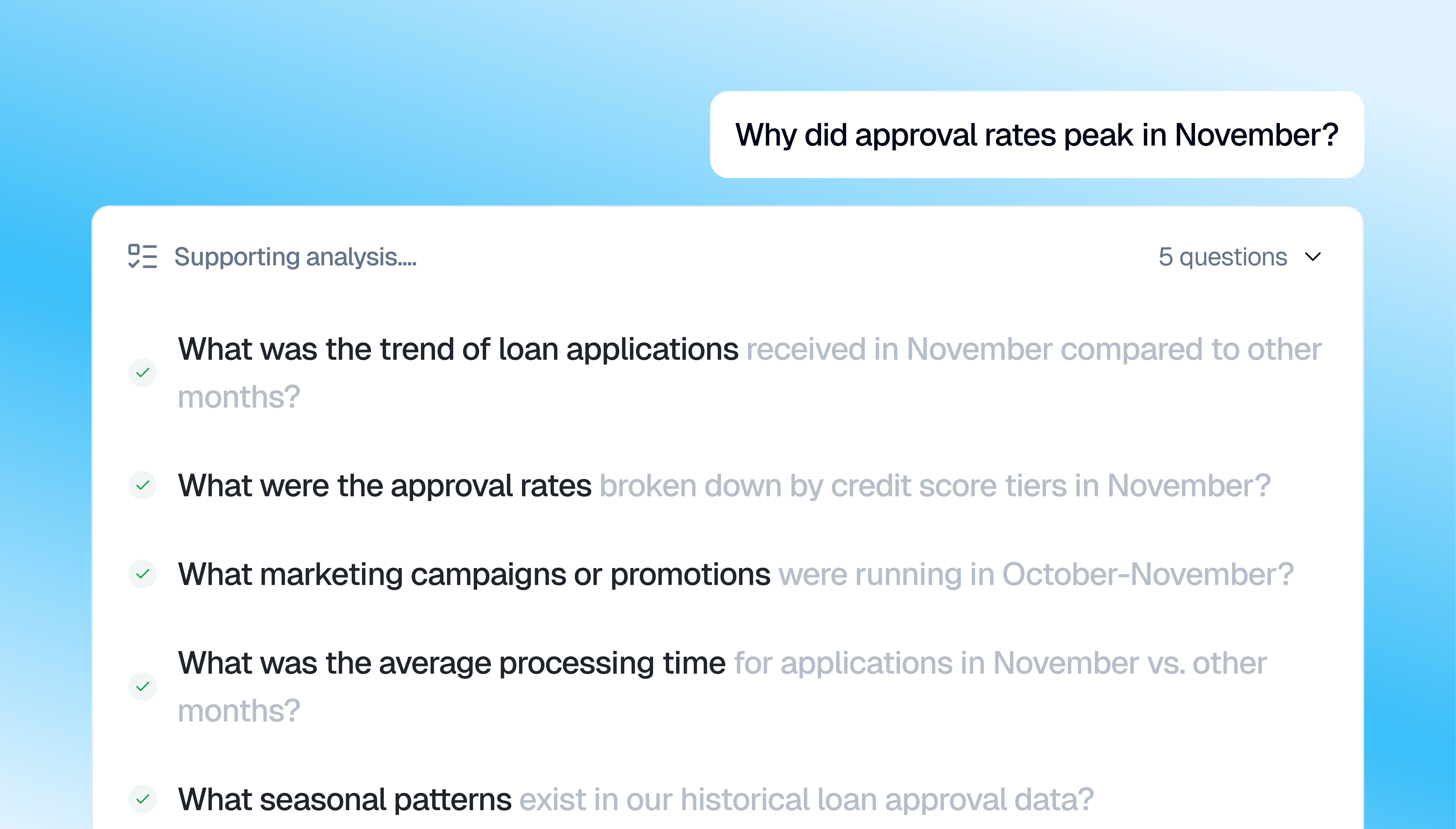 A blue-themed interface displaying a search bar and navigation icons at the top of the screen.