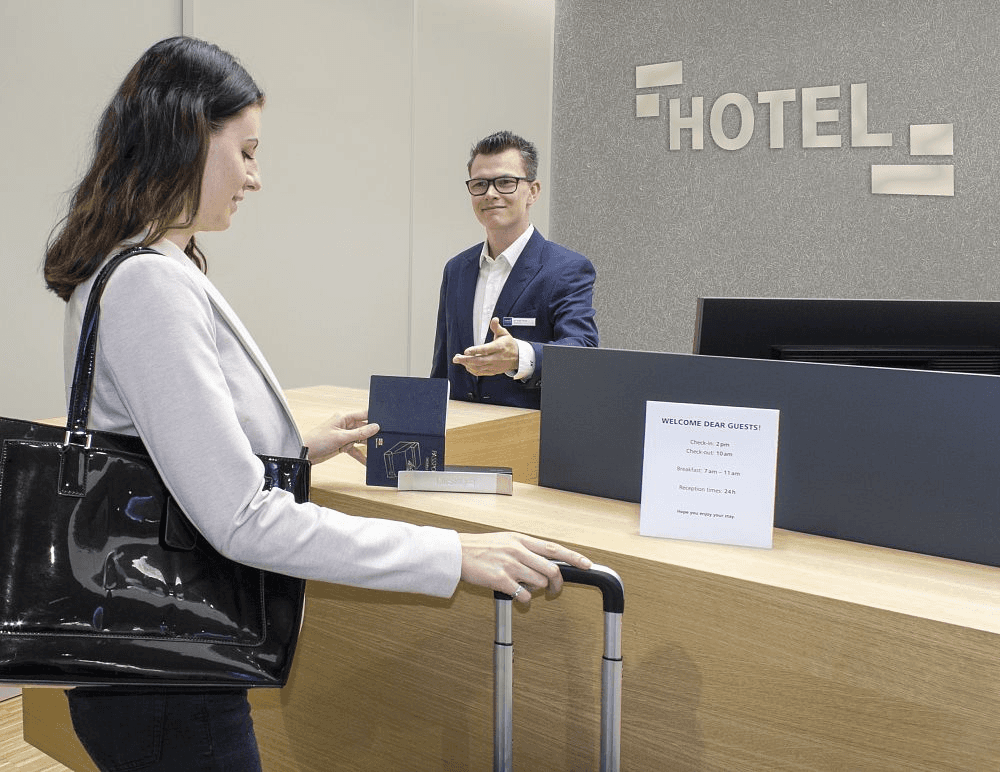 Hotelový check-in pomocou IDentity Chrom