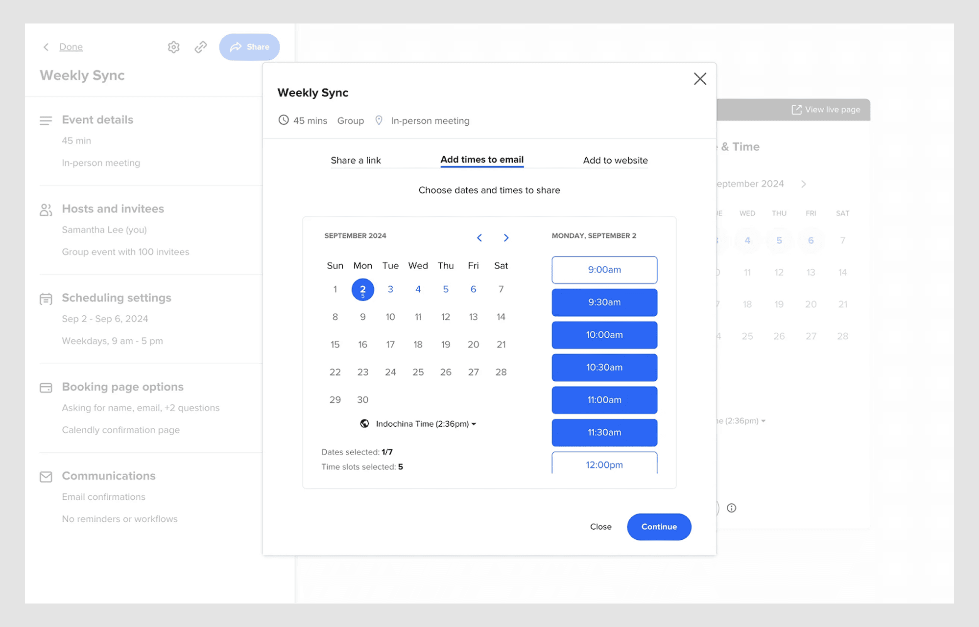  Calendly's Slot Picker for Scheduling