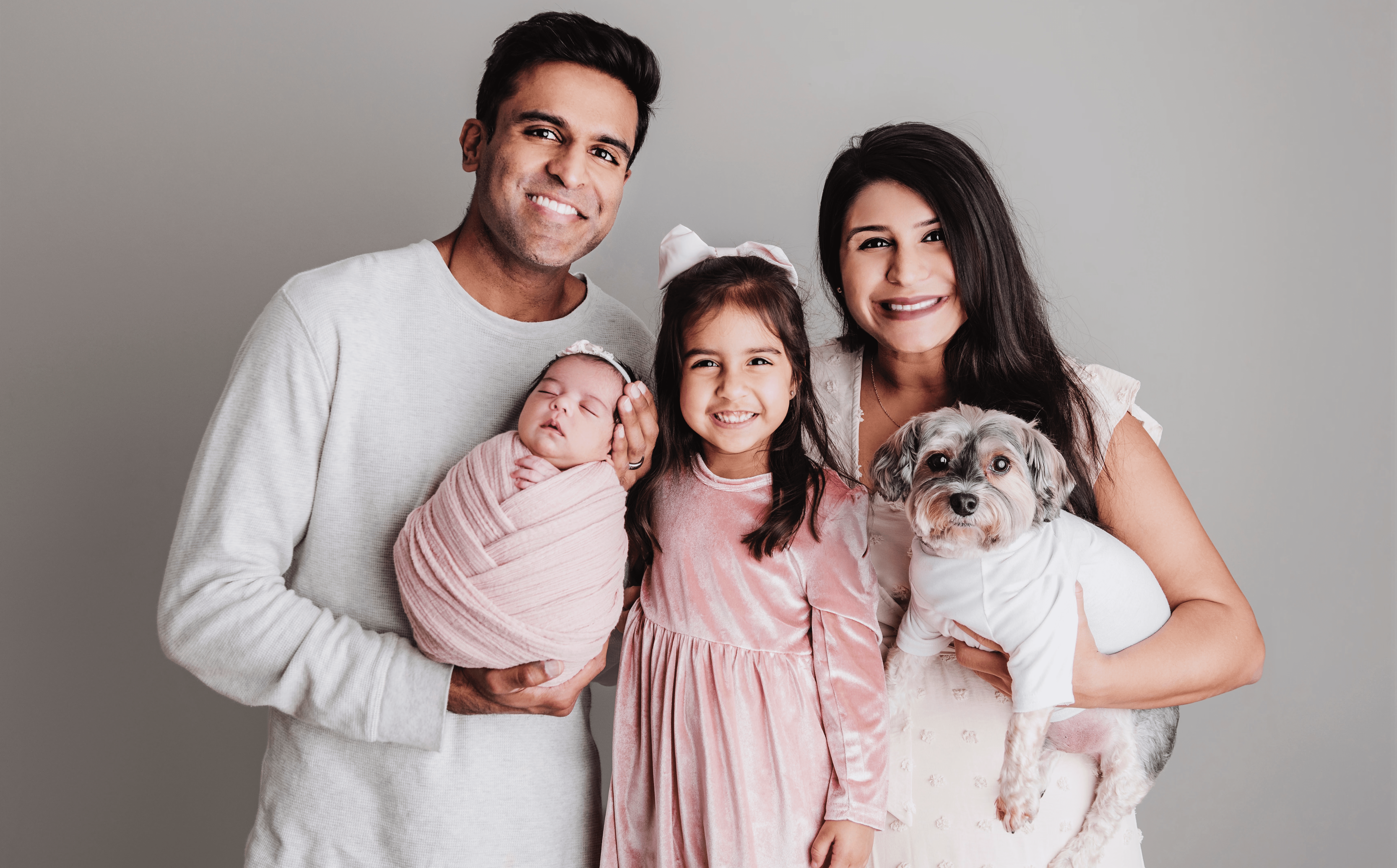 Dr. Natasha Kanchwala and family