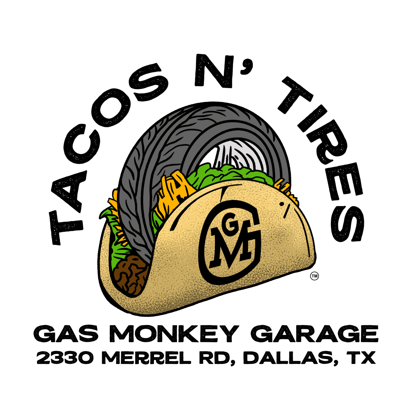 Tacos and Tires Design Tire In Taco
