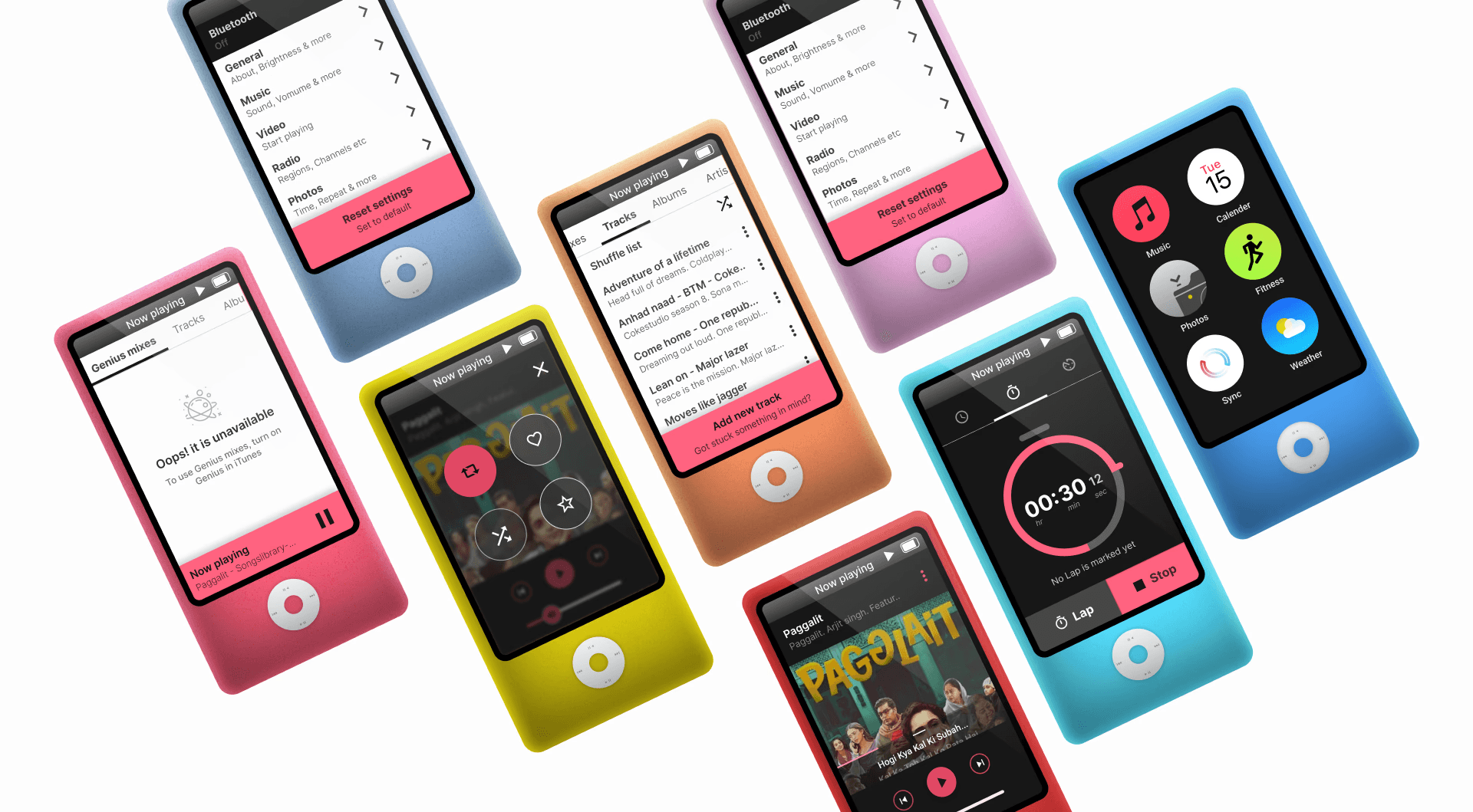 white Beats by Dr. Dre headphones on mid air