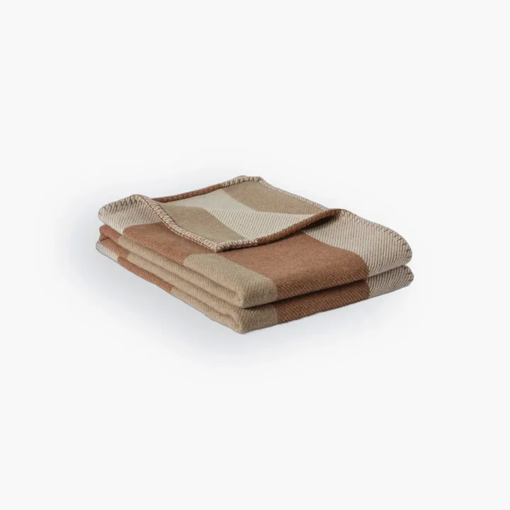 Geometric Cashmere Throw