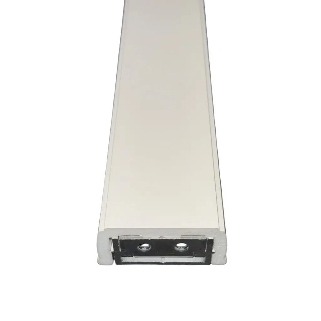 bottom pvc rail with metal insert