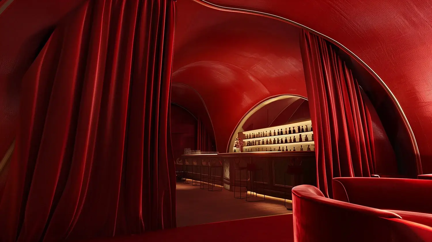 Interior+of+all+red+Lucio+Bar.webp