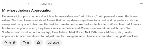 A post from mrwhosetheboss's subreddit appreciating the drream house series