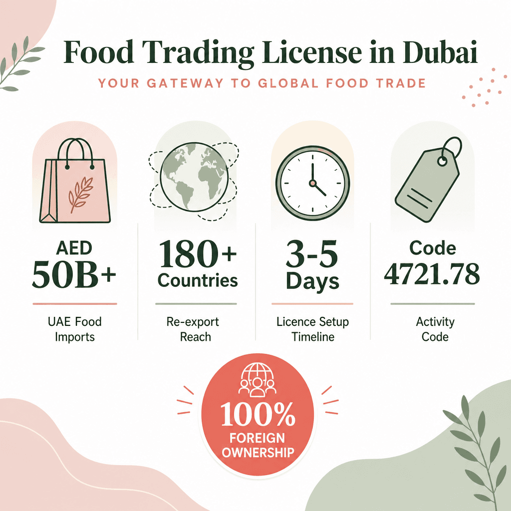 Infographic: Apply for a Pastry Trading License in Dubai