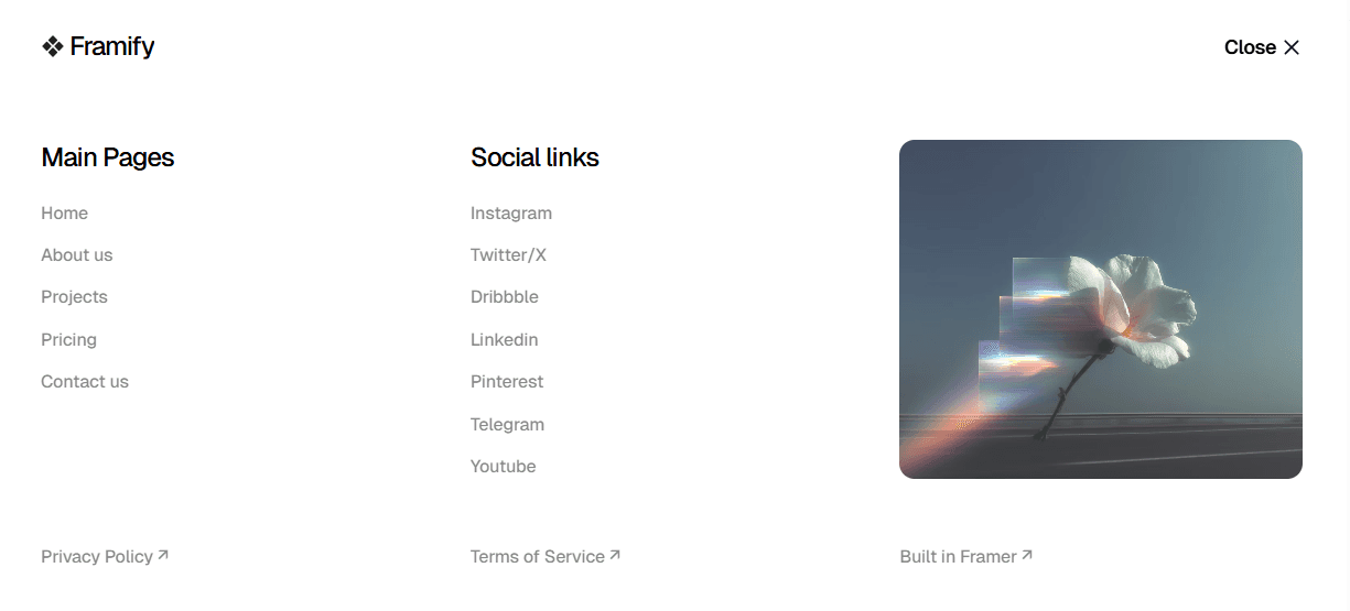 Framer Navbar Component
