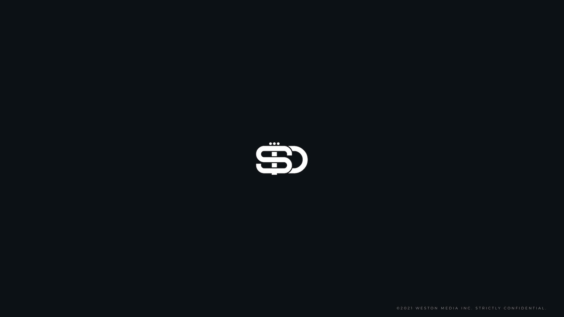 SD.26 logo mark centered on dark background showcasing Spencer Dinwiddie personal brand monogram with three dots representing Web3