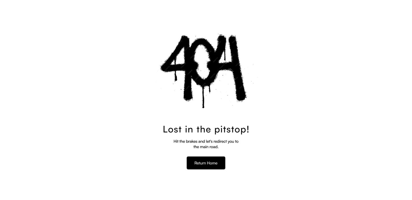 Volce 404 page desktop design by Prevo