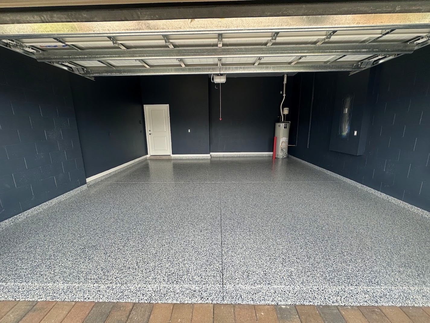 Recent CJ Epoxy garage floor coating project