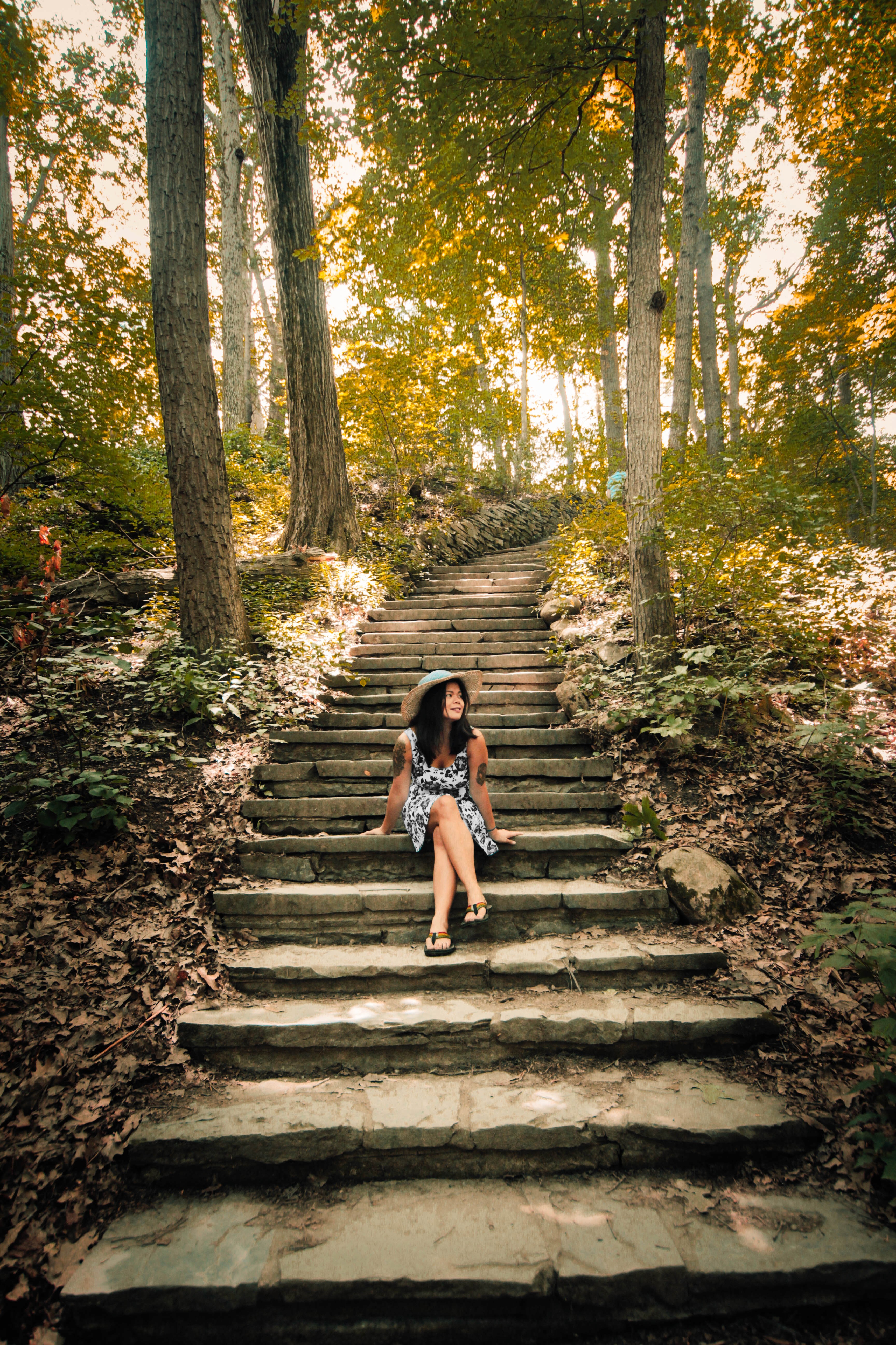 a person wearing a baseball cap