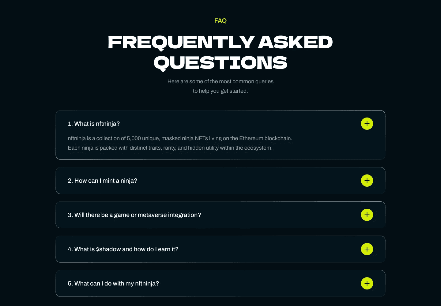 Faq