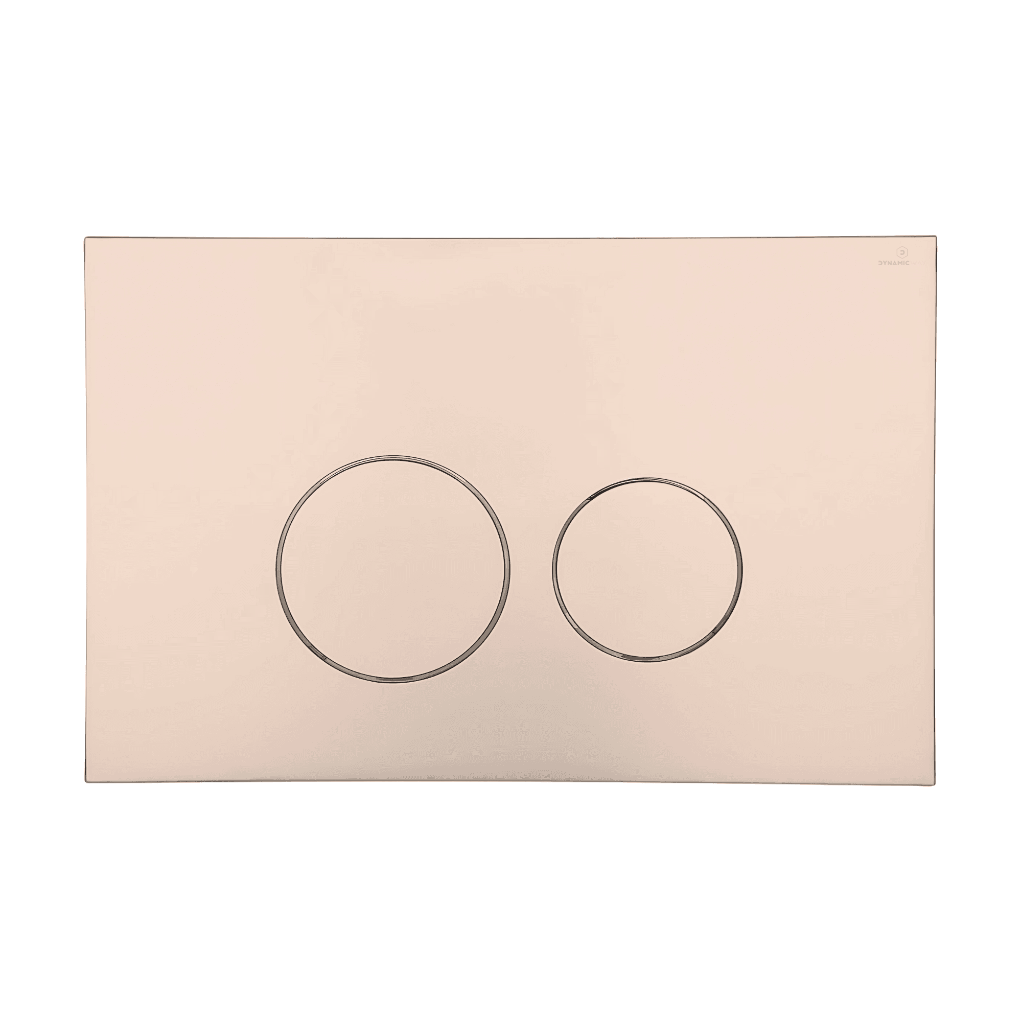 Dynamic Way bedieningsplaat Circle champagne goud