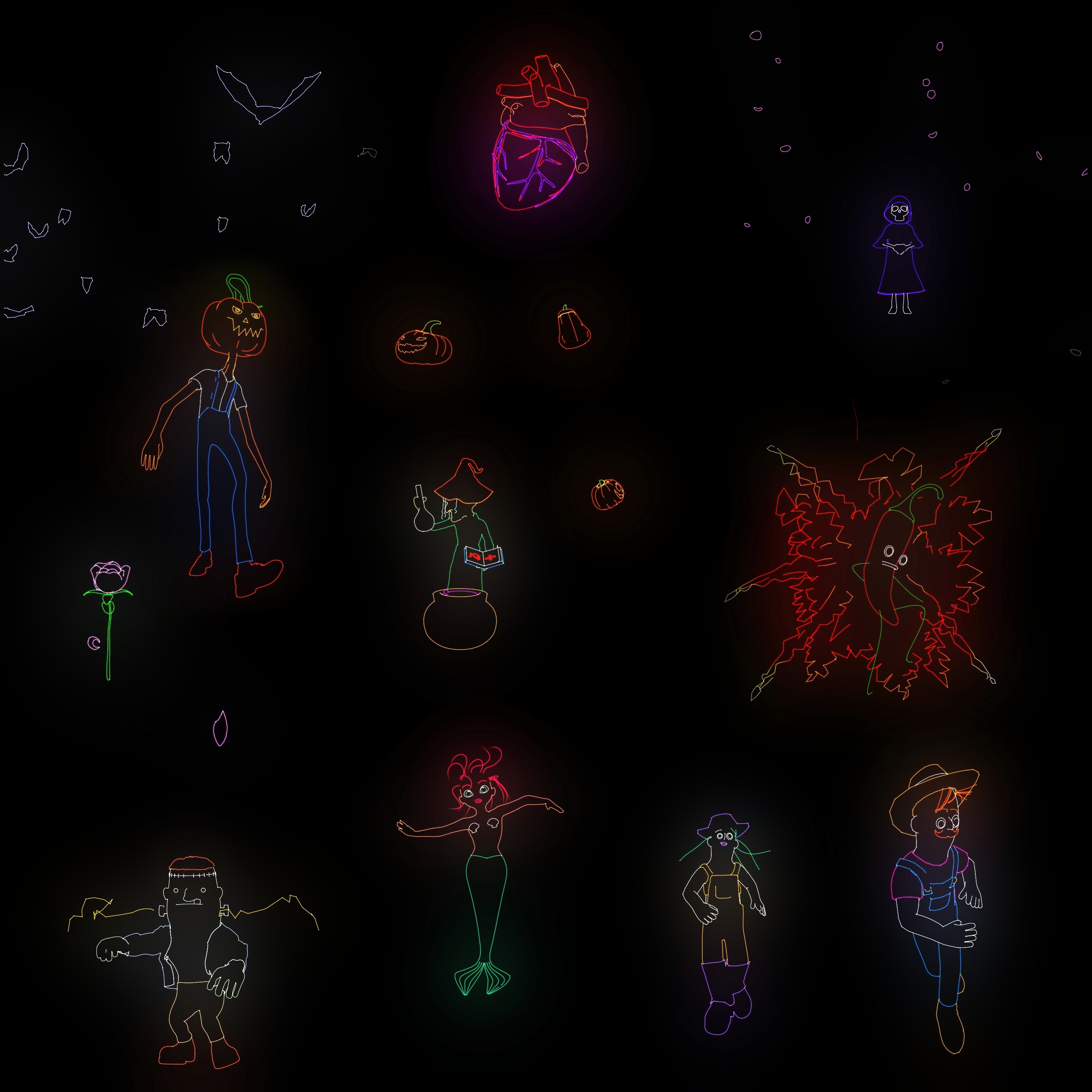 Compilation of laser graphics