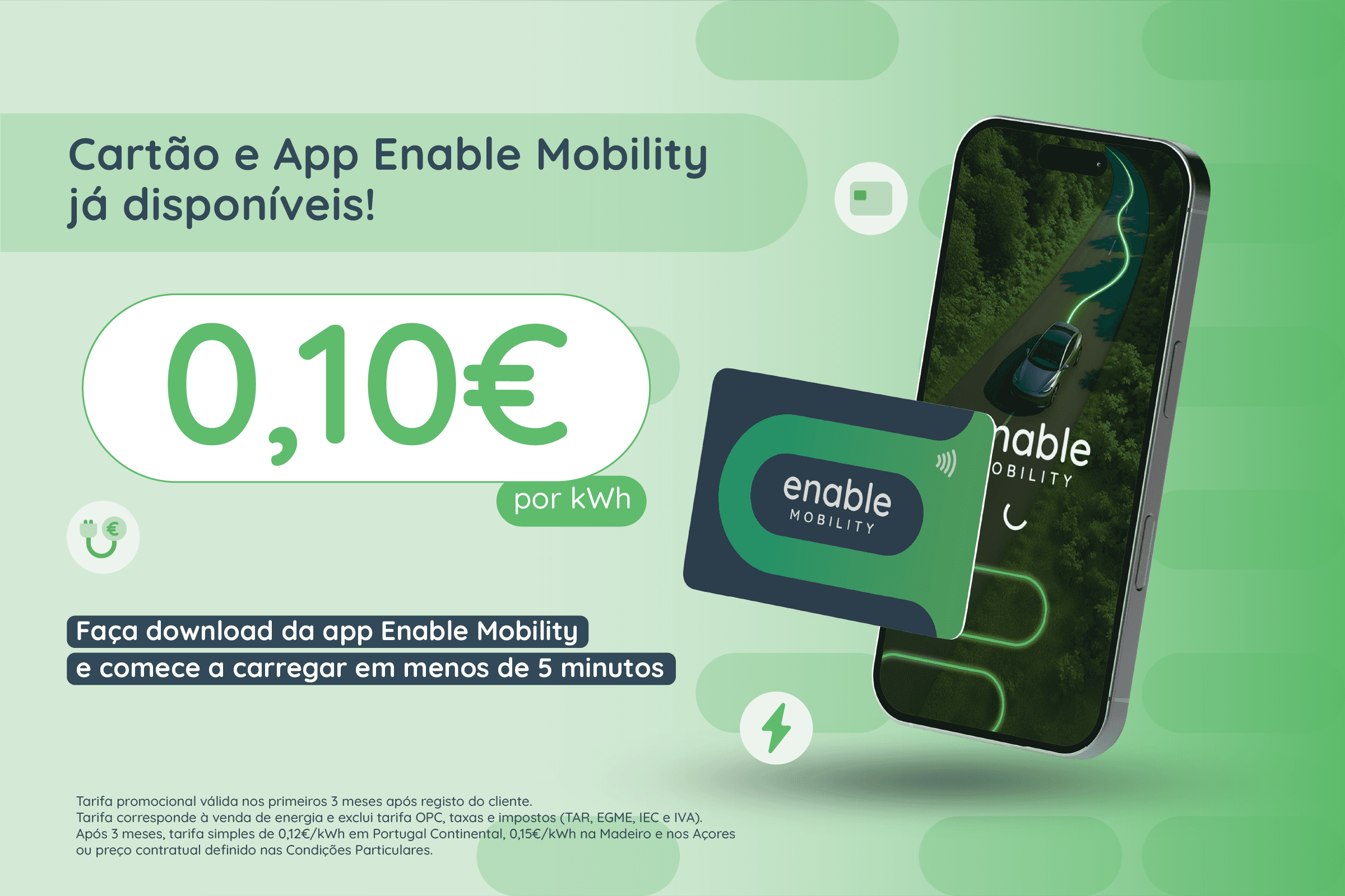 Cartão e App de Carregamento