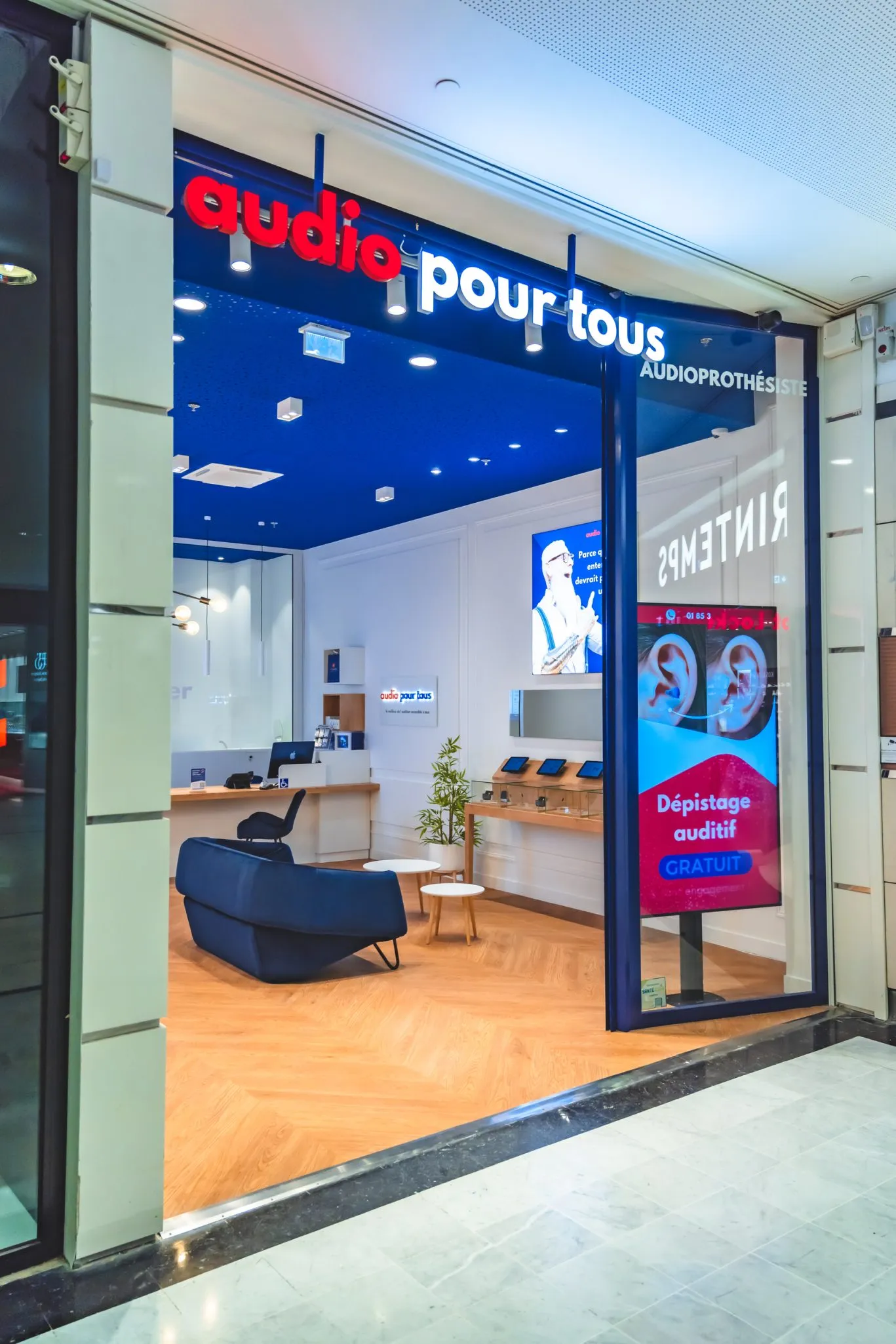 Rendez-vous dans votre centre auditif Le Chesnay (78) Audio Pour Tous pour être conseillé et appareillé par nos professionnels de l'audition.