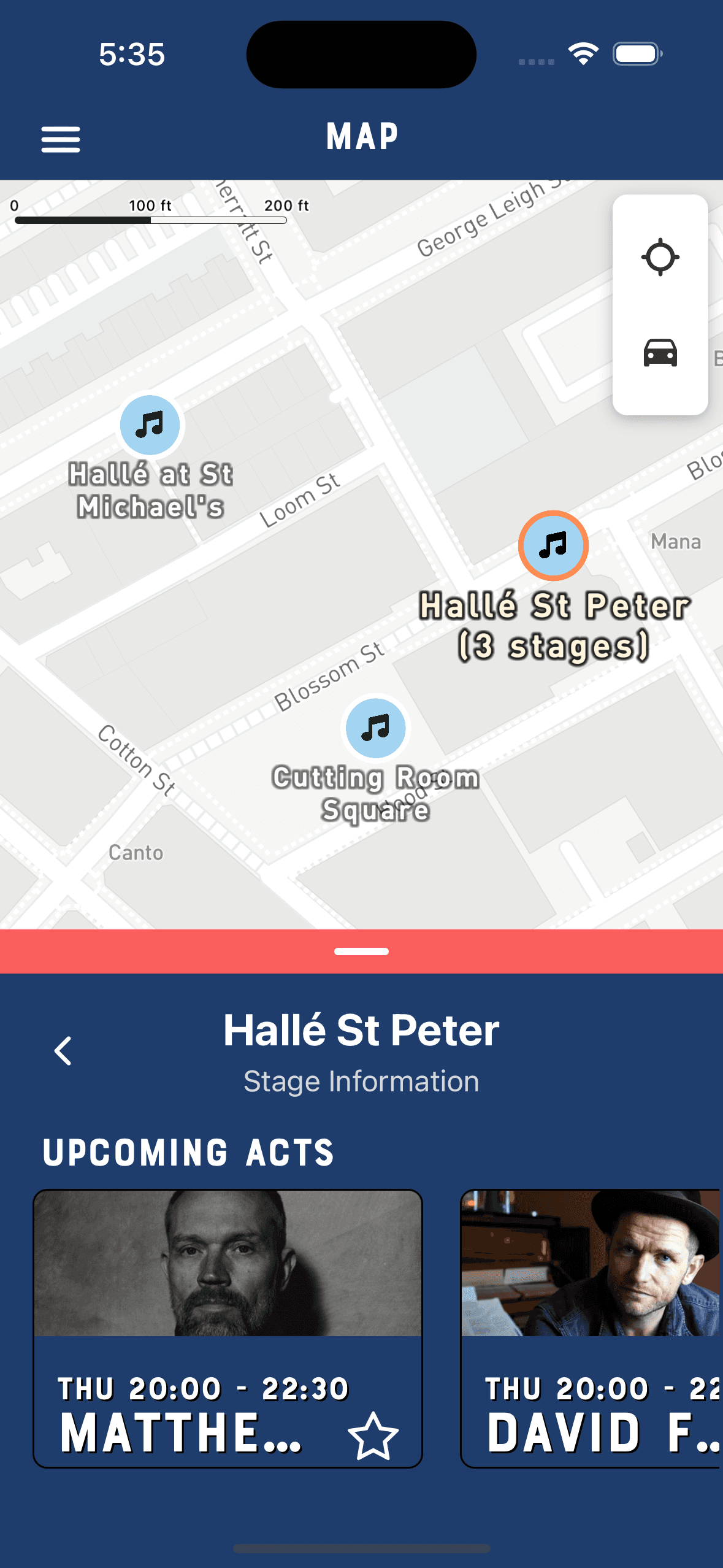 Festival App - Lineup