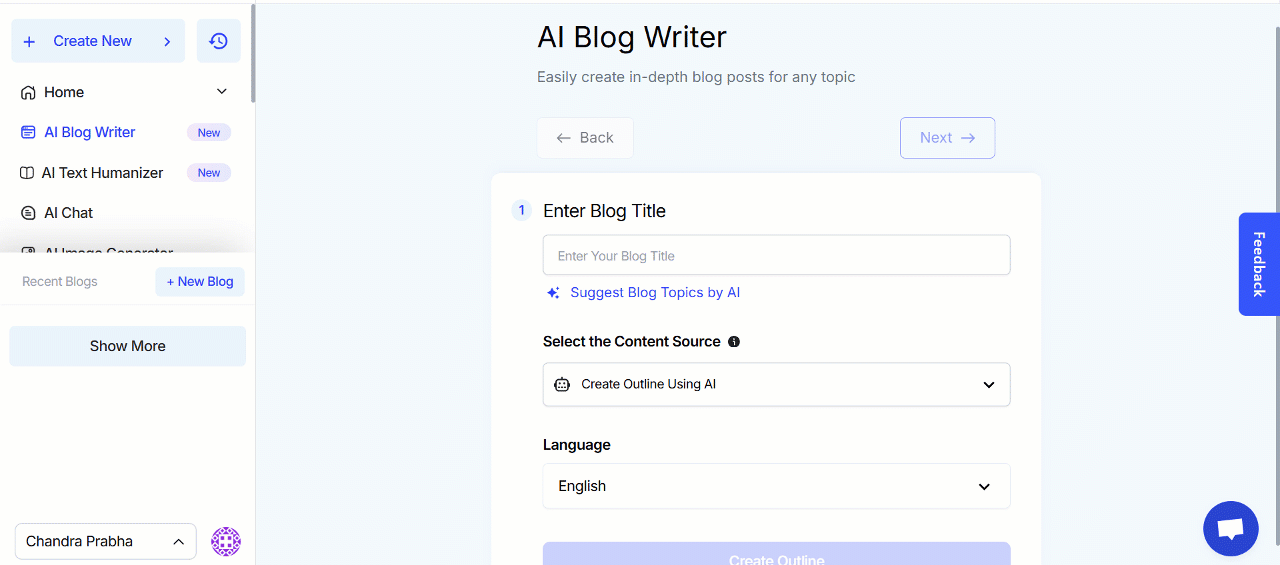 AI Blog Writer