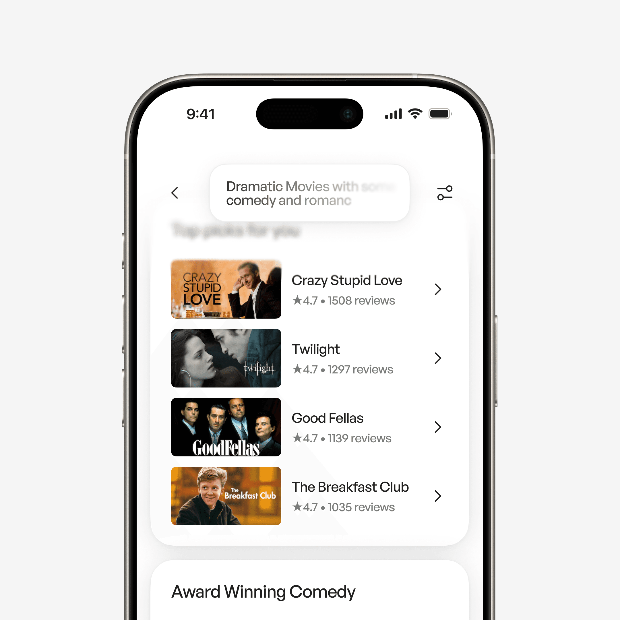 AI movies search by Ameer Omidvsar
