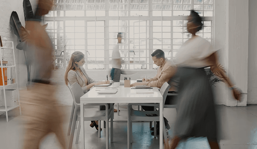 Physician speaking with a patient, representing the in-depth interviews and dyads Public Works uses to understand lived experience and inform human-centered design