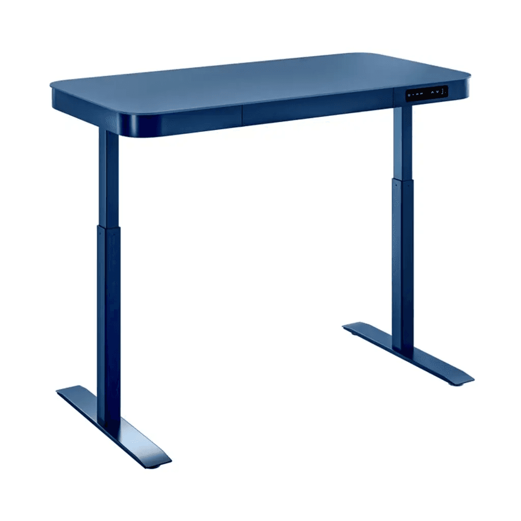 Product image for Seville Classics Airlift 48 In. Tempered Glass Top Height Adjustable Sit-Stand Desk