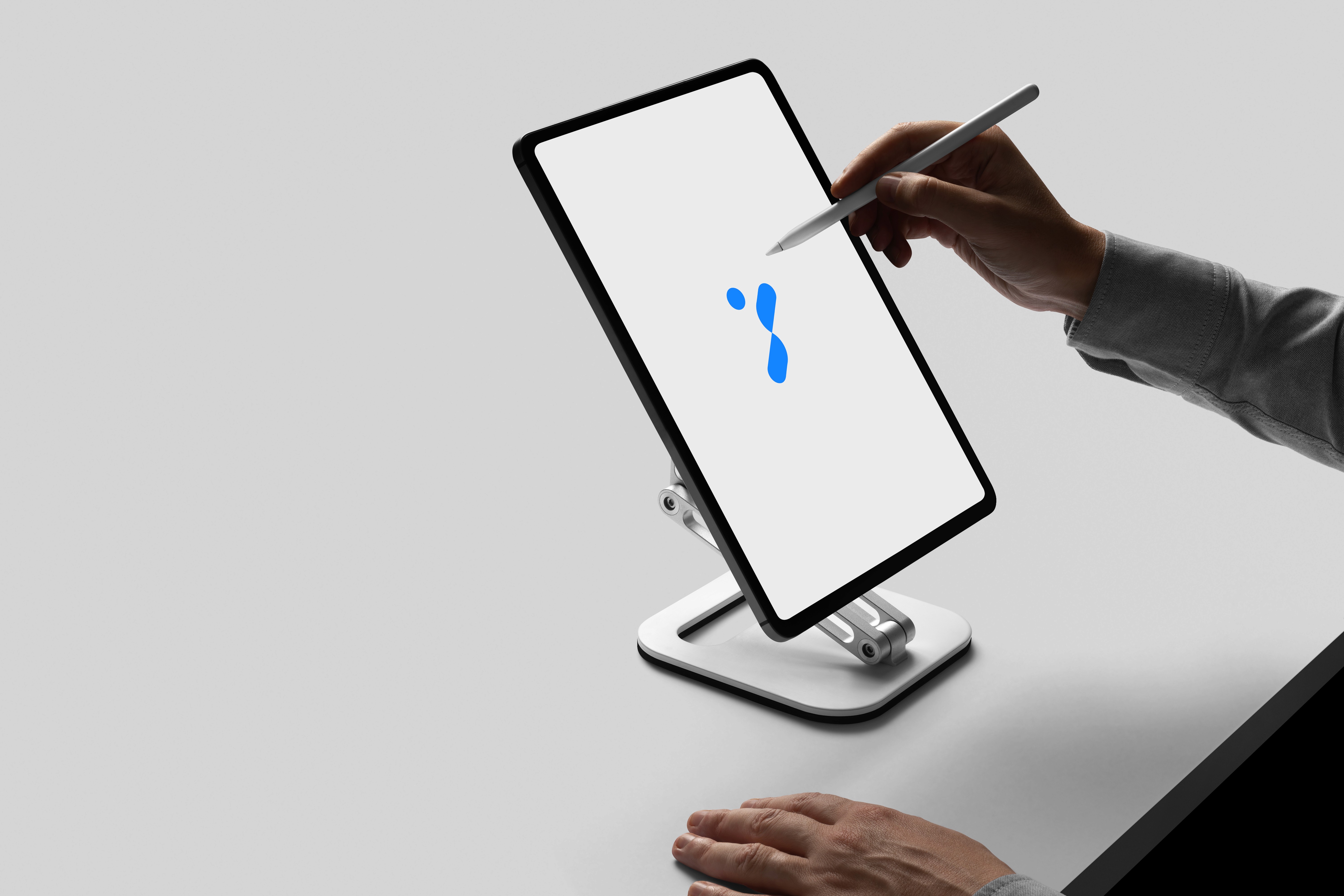 Logo design iphone mockup