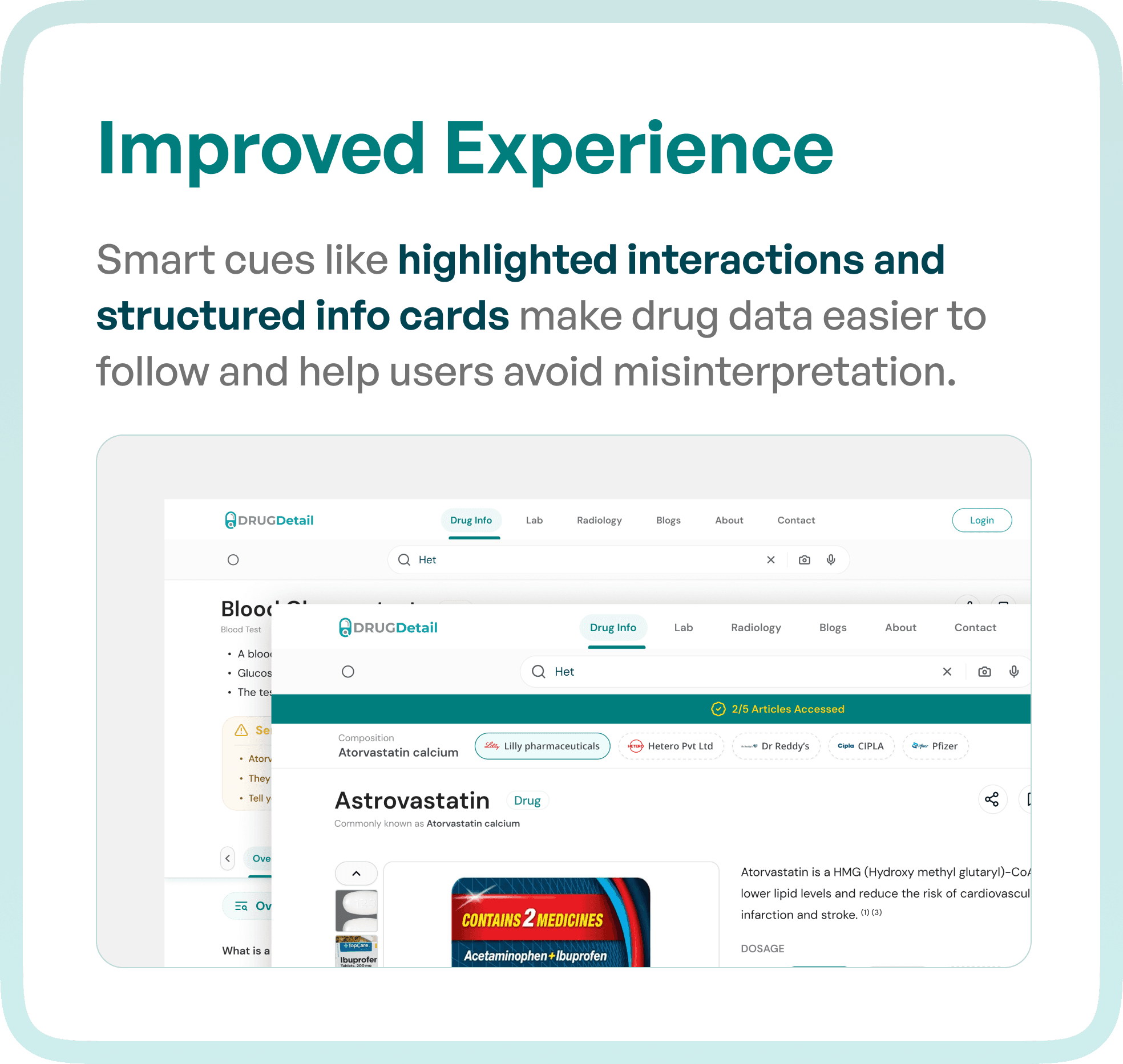 Improving Experience example