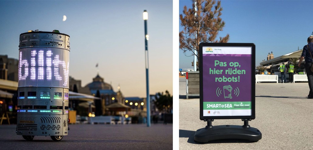 Photo of one of the uses cases in the living lab