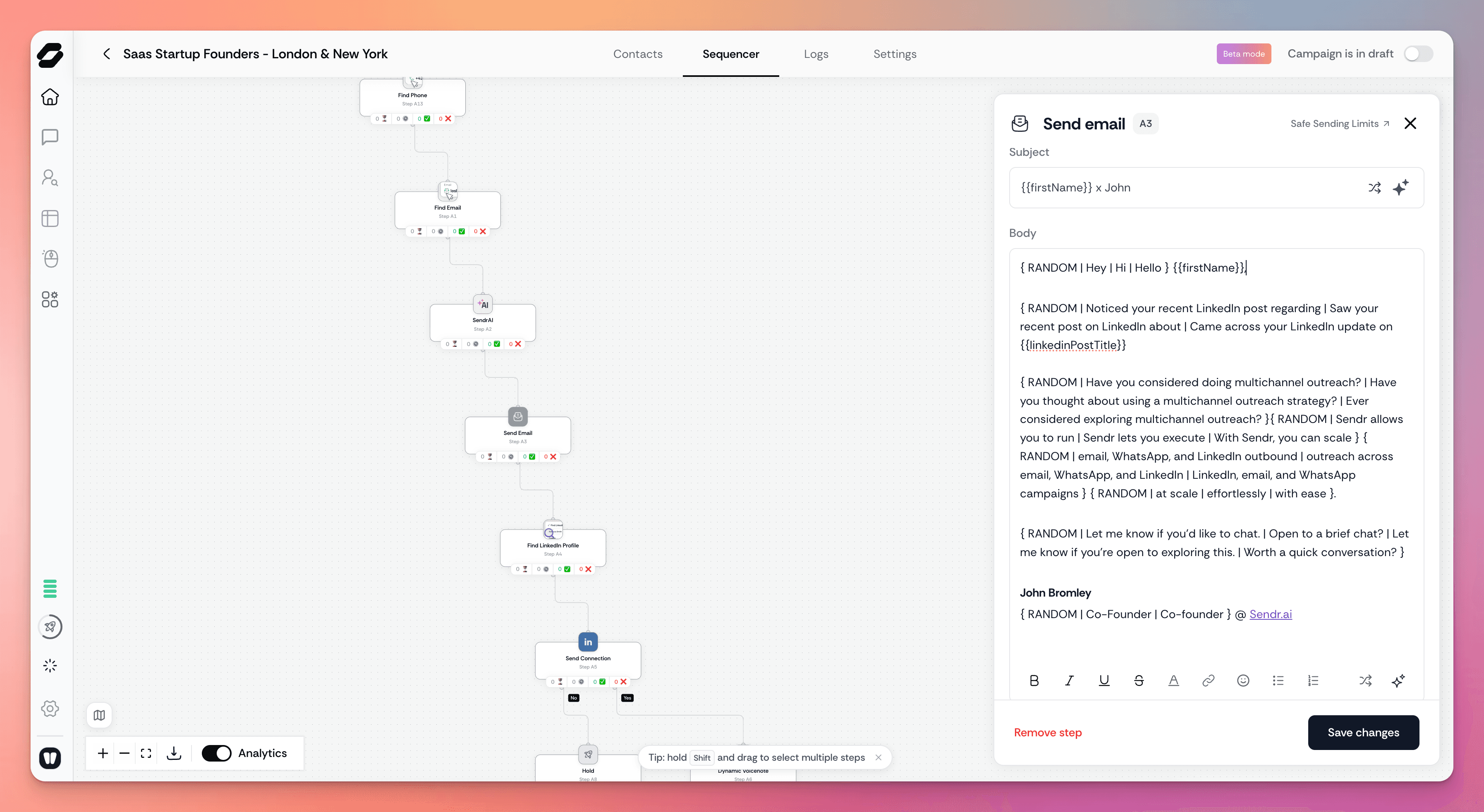 Spintax: multi-variant rotation, everywhere �