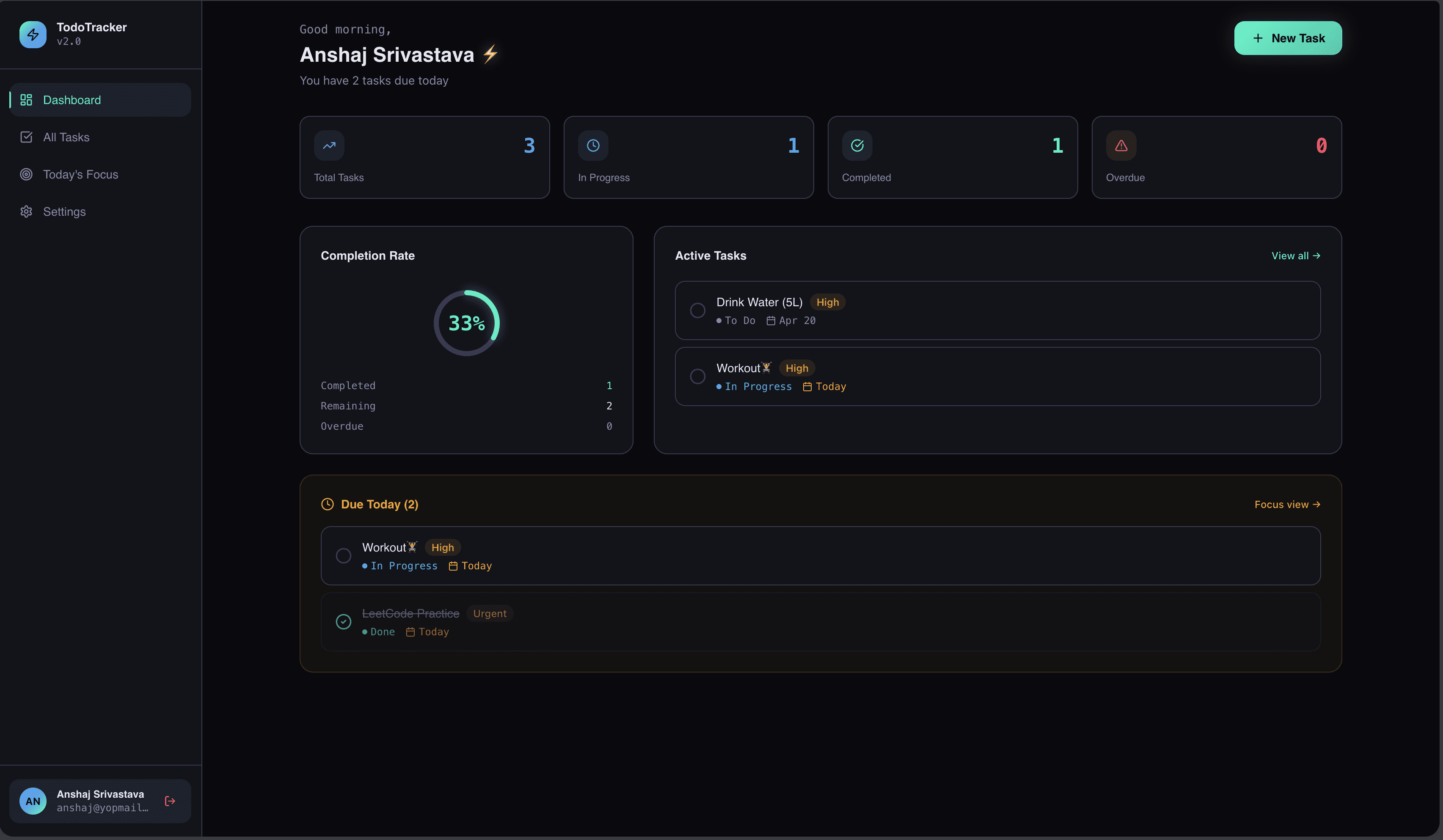 task‑management web app